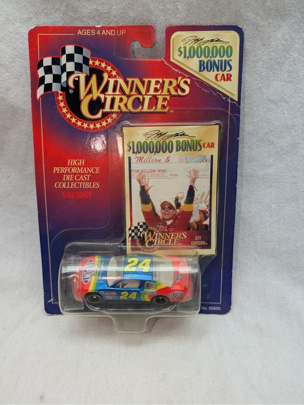 1997 WINNER'S CIRCLE NASCAR 1/64 SCALE LIFETIME SERIES #24 JEFF GORDON